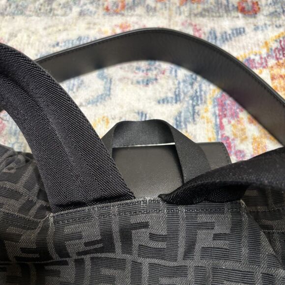 Fendi Nylon Zucca Drawstring Backpack main image 5